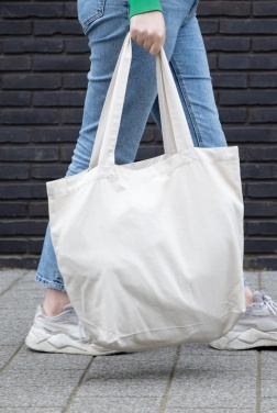 Logotrade Werbeartikel das Foto: Impact Aware™ 240g/m² rcCanvas Shopper + Tasche, ungefärbt