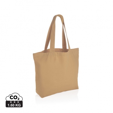 Logotrade Logogeschenke das Foto: Impact Aware™ 240g/m² rcCanvas Shopper + Tasche, ungefärbt