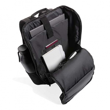 Logotrade Werbeartikel das Foto: Swiss Peak AWARE™ Easy Access 15.6" Laptop-Rucksack