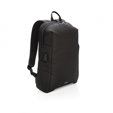 Logotrade Logogeschenke das Foto: Swiss Peak AWARE™ RFID und USB A-Laptop-Rucksack