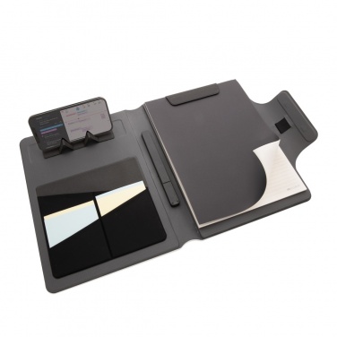 Logotrade Logogeschenke das Foto: Artic magnetisches 10W Wireless Charging A4 Portfolio