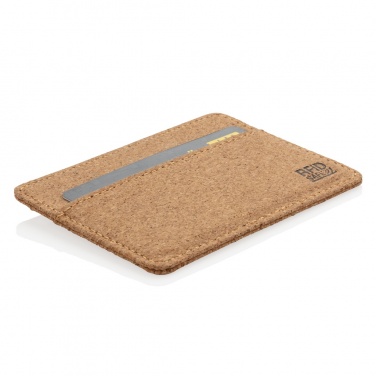 Logotrade werbemittel das Foto: Kork RFID Slim-Wallet