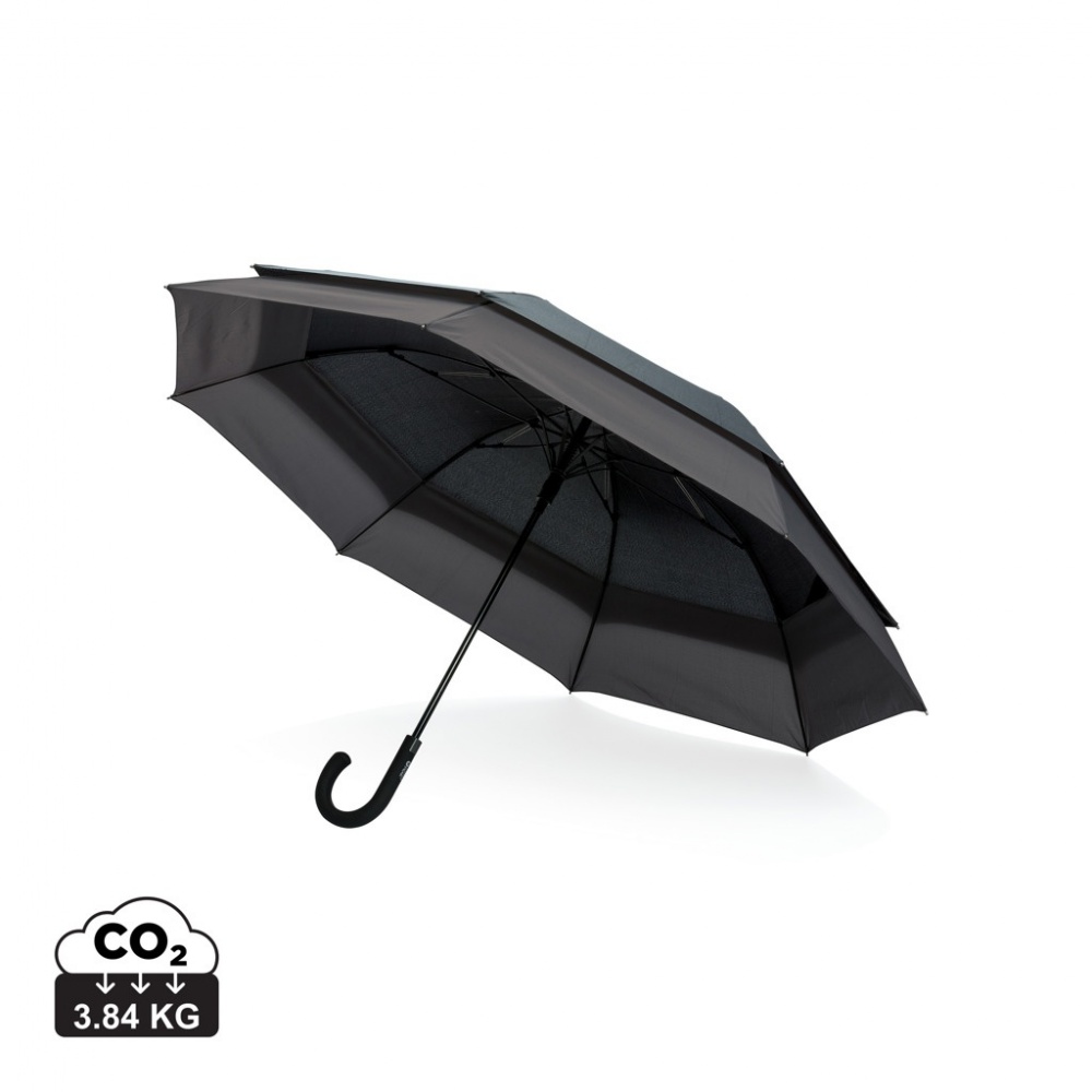 Logotrade Werbeartikel das Foto: Swiss Peak AWARE™ 23" bis 27" erweiterbarer Regenschirm