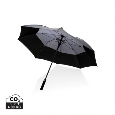 Logotrade Werbegeschenke das Foto: 27" Impact AWARE™ RPET 190T Auto-Open Stormproof-Schirm