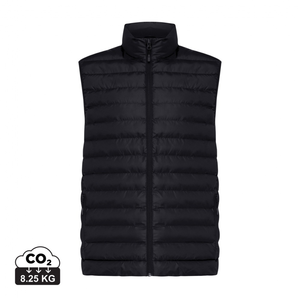 Logotrade werbemittel das Foto: Iqoniq Meru Herren Bodywarmer aus recyceltem Polyester