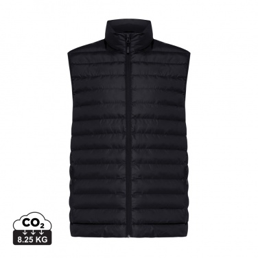 Logotrade Werbeartikel das Foto: Iqoniq Meru Herren Bodywarmer aus recyceltem Polyester