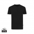 Iqoniq Bryce T-Shirt aus recycelter Baumwolle, Schwarz