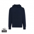 Iqoniq Yoho Relax-Hoodie aus recycelter Baumwolle, Marine