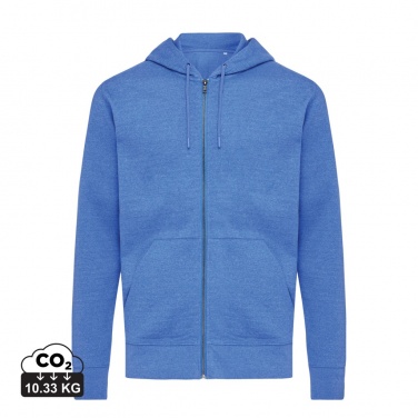 Logotrade werbemittel das Foto: Iqoniq Abisko Zip-Kapuzenpullover aus recycelter Baumwolle