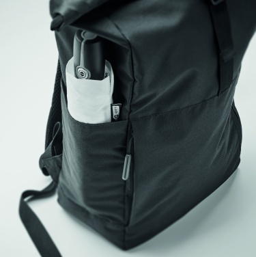 Logotrade Firmengeschenke das Foto: Rolltop-Rucksack 300D RPET