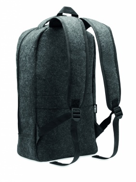 Logotrade Firmengeschenke das Foto: 13" Laptop Rucksack RPET-Filz