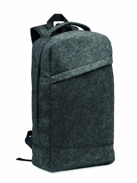 Logotrade Logogeschenke das Foto: 13" Laptop Rucksack RPET-Filz