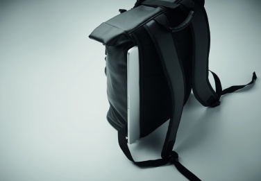 Logotrade Firmengeschenke das Foto: 15" Rolltop-Rucksack PU