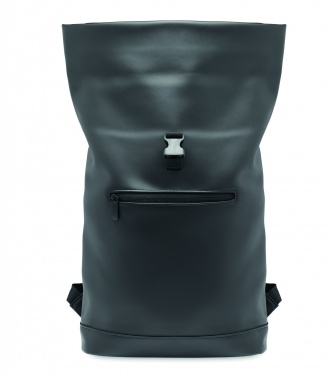 Logotrade Logogeschenke das Foto: 15" Rolltop-Rucksack PU