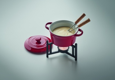 Logotrade Geschäftsgeschenke das Foto: Keramik-Fondue-Set 300 ml