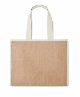 Logotrade werbemittel das Foto: Jute-Canvas Shopping Tasche