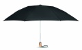 Regenschirm 23'' RPET, Schwarz