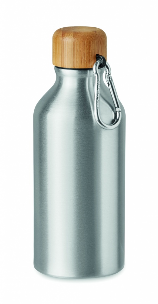 Logotrade Logogeschenke das Foto: Trinkflasche Aluminium 400 ml