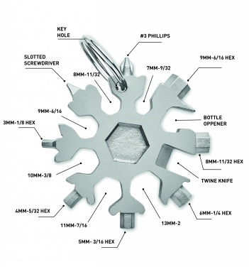 Logotrade Firmengeschenke das Foto: Multitool aus Edelstahl