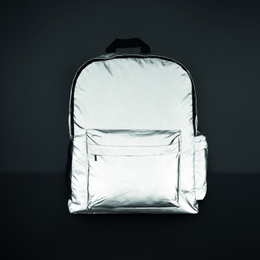 Logotrade Werbegeschenke das Foto: Reflektierender Rucksack 190T