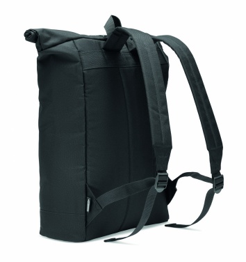 Logotrade Geschäftsgeschenke das Foto: Rolltop-Rucksack 600D RPET