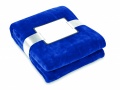 Flanell Fleece-Decke, Blau