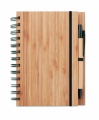 Notizbuch Bambusdeckel BAMBLOC, Holz