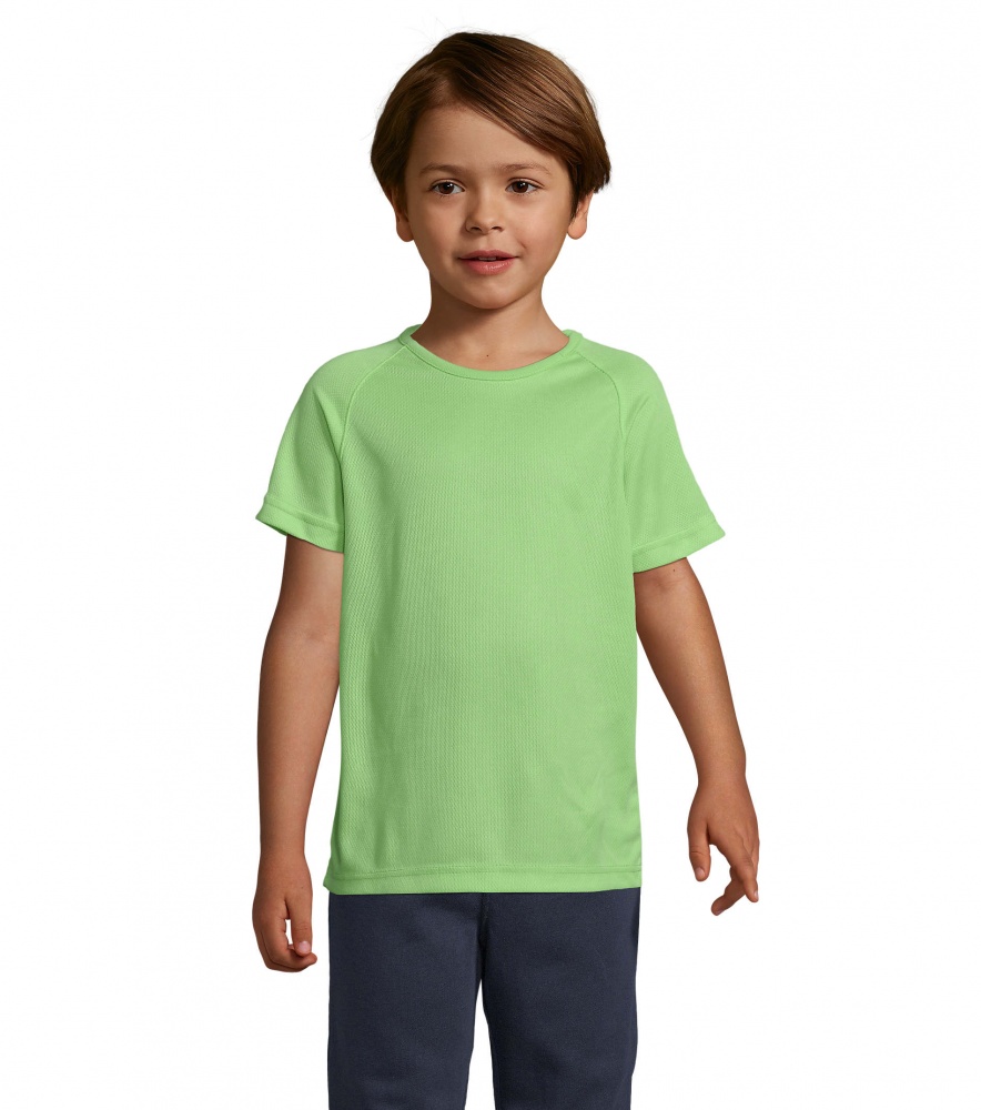 Logotrade Logogeschenke das Foto: SPORTY KINDERT-SHIRT 140g