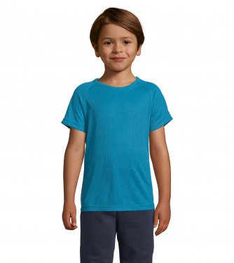 Logotrade Werbeartikel das Foto: SPORTY KINDERT-SHIRT 140g