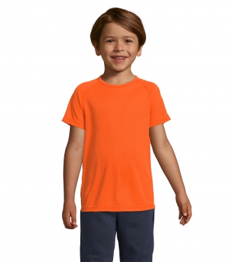 Logotrade Firmengeschenke das Foto: SPORTY KINDERT-SHIRT 140g