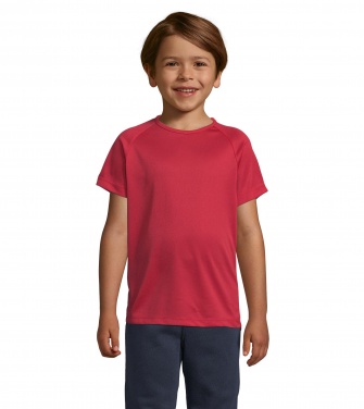 Logotrade Logogeschenke das Foto: SPORTY KINDERT-SHIRT 140g