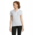 PASSION DAMEN POLO 170g, Weiß