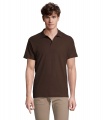 SPRING II MEN Polo 210g, Schokolade