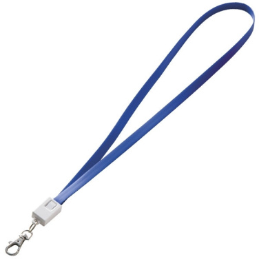 Logotrade Geschäftsgeschenke das Foto: Lanyard mit USB-Kabel LE PORT