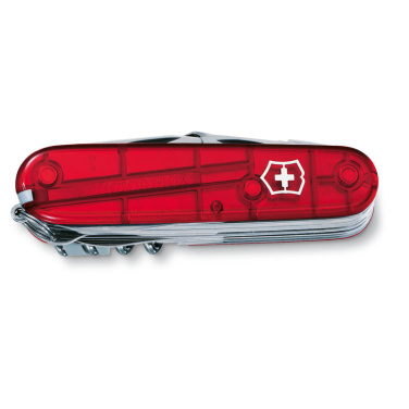 Logotrade Geschäftsgeschenke das Foto: Taschenmesser SwissChamptransparent Victorinox