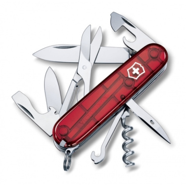 Logotrade werbemittel das Foto: Taschenmesser Climber transparent Victorinox