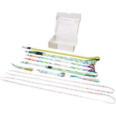 Logotrade Werbeartikel das Foto: Musterbox mit Sublimation Lanyards