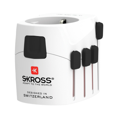 Logotrade Logogeschenke das Foto: SKROSS Pro 3-Pole World Travel Adapter