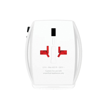 Logotrade Werbegeschenke das Foto: SKROSS World Travel Adapter MUV 65W PD mit USB-C-Kabel