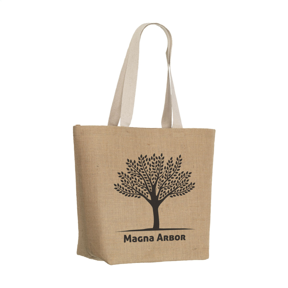 Logotrade Firmengeschenke das Foto: Elegance Bag Jute-Shopper