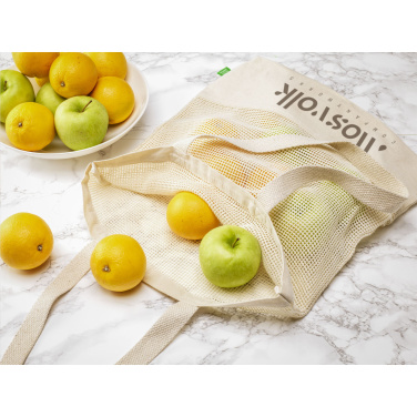 Logotrade Firmengeschenke das Foto: Natura Organic Mesh Shopper (180 g/m²) Einkaufstasche