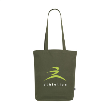 Logotrade Geschäftsgeschenke das Foto: GRS Recycling-Canvas-Tasche Farbe (260 g/m²)