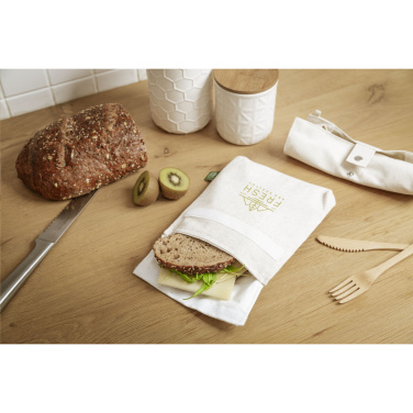 Logotrade Werbeartikel das Foto: Hanf FoodPouch Beutel für Brot