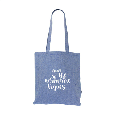 Logotrade Firmengeschenke das Foto: Melange Shopper GRS Recycling-Canvas (280 g/m²) Tasche