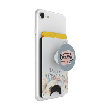 Logotrade Geschäftsgeschenke das Foto: PopSockets® PopWallet+ Kartenhalter mit PopGrip