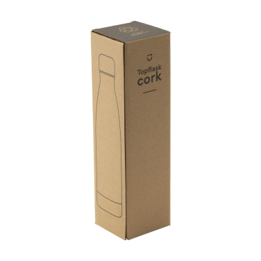 Logotrade Logogeschenke das Foto: Topflask Cork 470 ml Trinkflasche