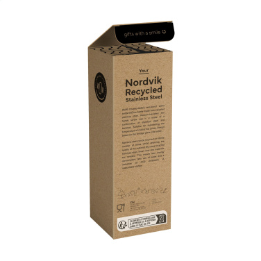 Logotrade Logogeschenke das Foto: Nordvik RCS Recycled Steel 500 ml Trinkflasche