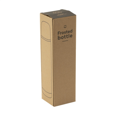 Logotrade Geschäftsgeschenke das Foto: Frosted Bottle RCS Recycled Steel 500 ml Thermosflasche