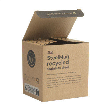 Logotrade Werbeartikel das Foto: SteelMug RCS Recyclingstahl 220 ml