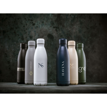 Logotrade Werbegeschenke das Foto: Topflask Premium RCS Trinkflasche aus recyceltem Stahl